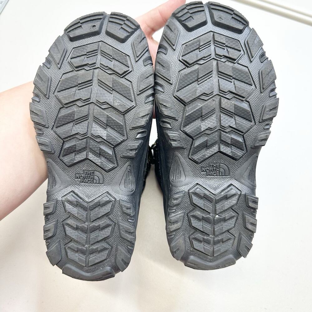 The North Face Kids 4 Black Leather Chilkat V Lace Waterproof Hiking Boot Winter - Picture 10 of 10